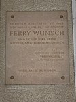 Ferry Wunsch - Gedenktafel