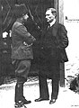 Ankara'da Mustafa Kemal Paşa ile konuşurken, 1920
