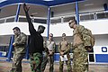 SAT komandoları Fildişi Sahili'nde deniz temelli yasa dışı faaliyetlere karşı birliklerin yeteneklerini geliştirmek için tecrübelerini aktarıyorlar.