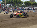 Lobsam Yee in a single seat turning into the Ensenada river at the start of the 2007 Baja 500.