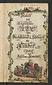 Buchstabier und Lesebuch 1750