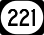 Kentucky Route 221 marker
