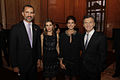 Felipe und Letizia von Asturien mit Juliana Awada und Mauricio Macri (2013)