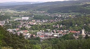 Blick vom Eichberg auf Gloggnitz