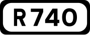 R740 road shield}}