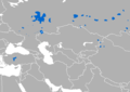 Tatar Language distribution