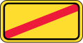 End of detour