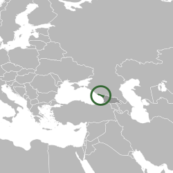 Abhazya haritadaki konumu