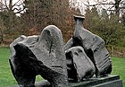 Henry Moore, Three Piece Reclining figure No.1, 1961, Yorkshire