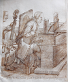 Nicola Bonifacio Logroscino Viola da Gamba-Spieler, 1753
