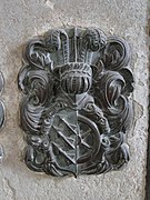 Wappen von Stralendorf in der Dorfkirche Woosten