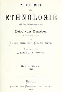 Titelseite des ersten Bandes (1869)