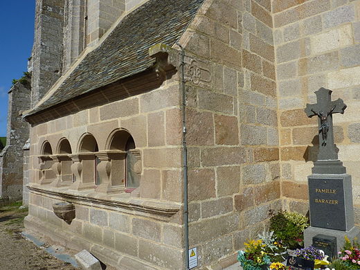 One of the two ossuaries at Saint-Jean-du-Doigt.