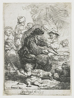 La Faiseuse de Koucks. (1635, Rijksmuseum Amsterdam).