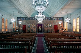 Interiøret til sankt Georgs kirke