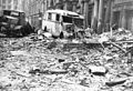 Zerstörungen in der Mohrenstraße nach einem Bombenangriff am 3. Februar 1945