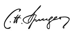 Charles Spurgeons signatur