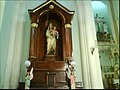 Mary's statue at the Santa Cruz Chapel.