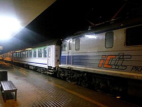 Pociąg TLK Intercity "Kociewie" relacji Gdynia Gł. - Gorzów Wlk.