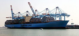 De Elly Mærsk in Zeebrugge