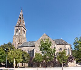 De kerk van Morlhon-le-Haut