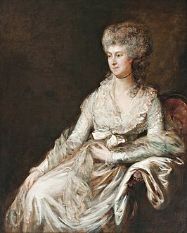 Franziska Lebrun geportreteerd door Thomas Gainsborough (1780)