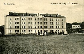 Northern Barracks in 1912.