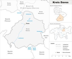 Karte von Davos