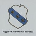 Wappen derer von Lindenfels (Porzellanrelief im Angerpark Erkersreuth)