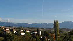 Overlooking the village