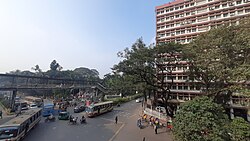 Matsya Bhaban Intersection from Segunbagicha towards Ramna Park and Maulana Bhasani Road