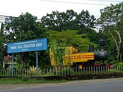 Lori tebu di PG Pesantren