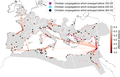 Roman Empire (27 BC-476 AD) in 100-304 AD.