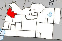 Location within Brome-Missisquoi RCM