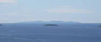 Hogland island on horizon (view from Kotka)