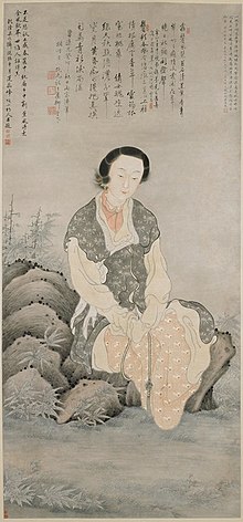 The Singer Su Xiaoxiao (1746) by Kang Tao