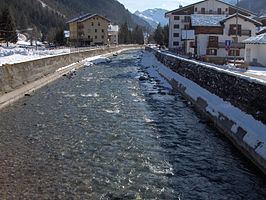 De Lys bij Gressoney-Saint-Jean.