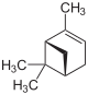 Struktur von (−)-α-Pinen