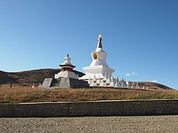 White Pagoda in Daocheng County