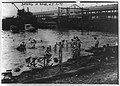 City children - bathing (nude in East) River, N.Y. City