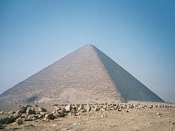 Rode piramide van Snofroe te Dahshur