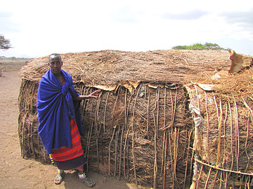 Maasai shelter, Ngorongoro Conservation Area, Tanzania