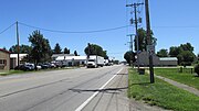 Looking south on North Walnut Street (US Highway 23) in South Bloomfield