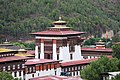 Thimphu'nun kuzeyindeki Taşi Ço Dzong Manastırı