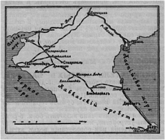 Mapa przebiegu linii kolejowej