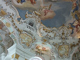 Particolare dell'affresco della cupola