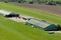 Hangar des Flugplatzes