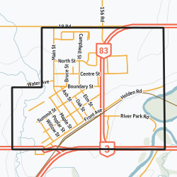 Town boundaries