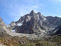 Batian on the left, Nelion on the right, and Slade in the foreground