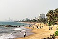 Mount Lavinia Beach, Blick Richtung Colombo